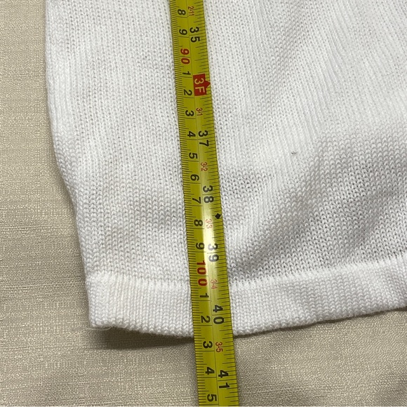 Elizabeth & James White Button-Front Cardigan Duster Size L - Picture 10 of 13